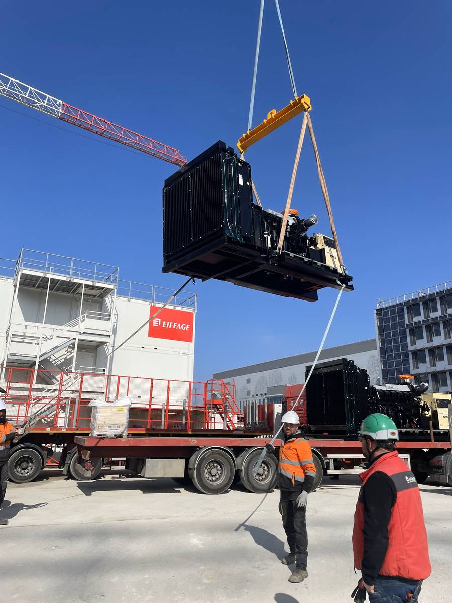 Installation de 3 groupes électrogènes à Meudon 92 image 3