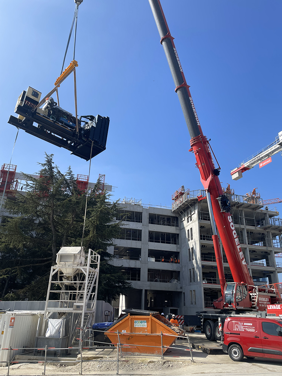 Installation de 3 groupes électrogènes à Meudon 92 image 4