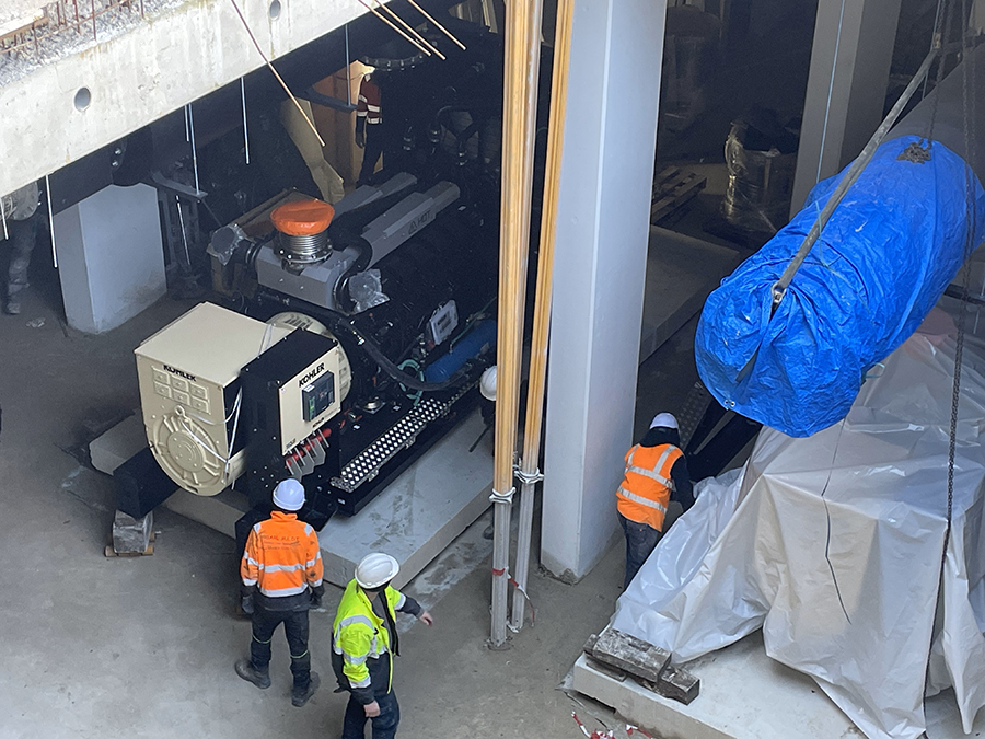 Installation de 3 groupes électrogènes à Meudon 92 image 6