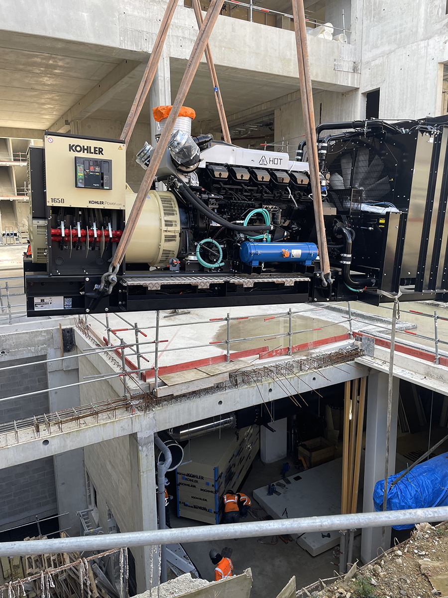 Installation de 3 groupes électrogènes à Meudon 92 image 7